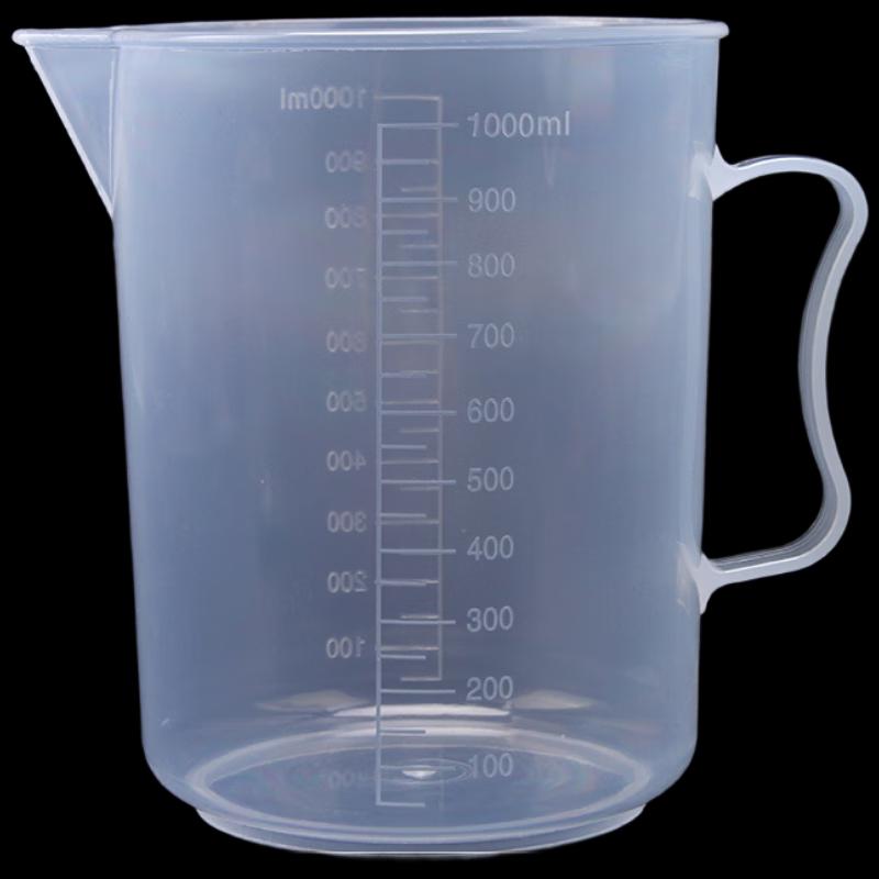 10-Piece 1000ml Baking Plastic Measuring Cup Set