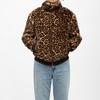 Blouson faux fourrure motif léopard nancy Femme