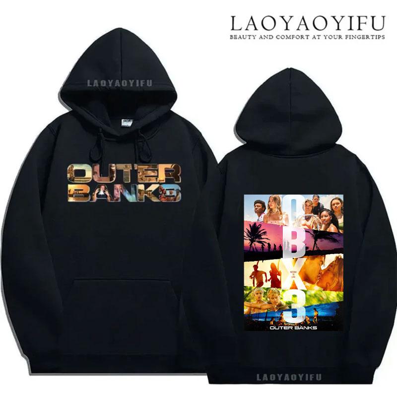 Outer Banks Paradise On Earth Unisex Hoodie Autumn and Winter Pullover Pogue Life Fit Sweatshirt Hoodies Women Hoodies Men Tops