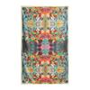 Spring  100% mulberry silk scarf women's thin shawl silk oil painting retro plain crepe satin premium long scarf