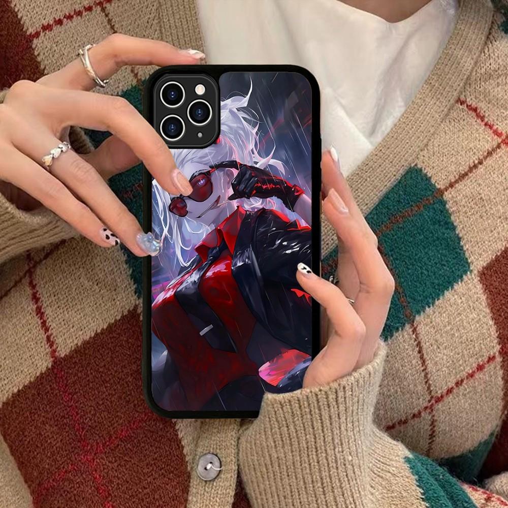 Helltaker Phone Case Silicone PC+TPU For For IPhone 11 12 13 14 15 16 Plus Pro Max Cover
