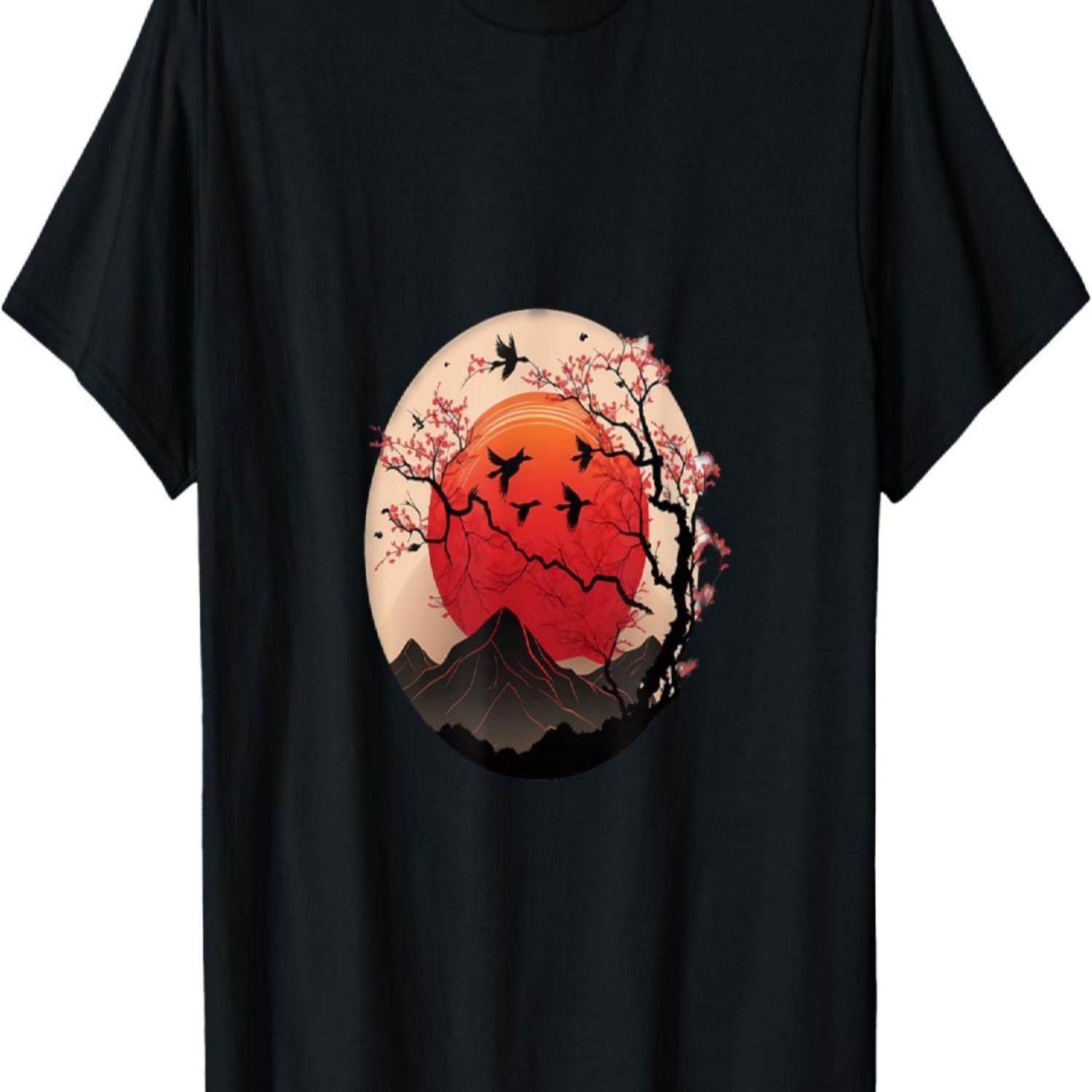 

Discover the Beauty of Japan s Scenery with Cherry Blossom T-Shirt S чёрный