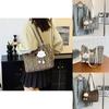 Trendy Brown And Cream Canvas Tote Bag With Simple Chic Style For Everyday Use