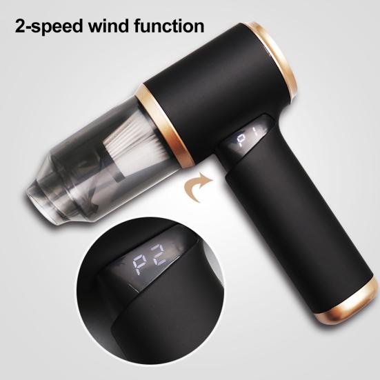 Handheld Vacuum Cleaner with 6000Pa Suction Cordless Car Home Dustbuster Blowing & Suction 2-in-1 Multi-Function Blower Device for Pet Hair Tight