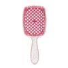 Brosse à cheveux démêlante à paillettes, peigne de massage, peigne pour cheveux emmêlés, brosses creuses pour cheveux bouclés et mouillés, peignes de salon DIY, outil de coiffure