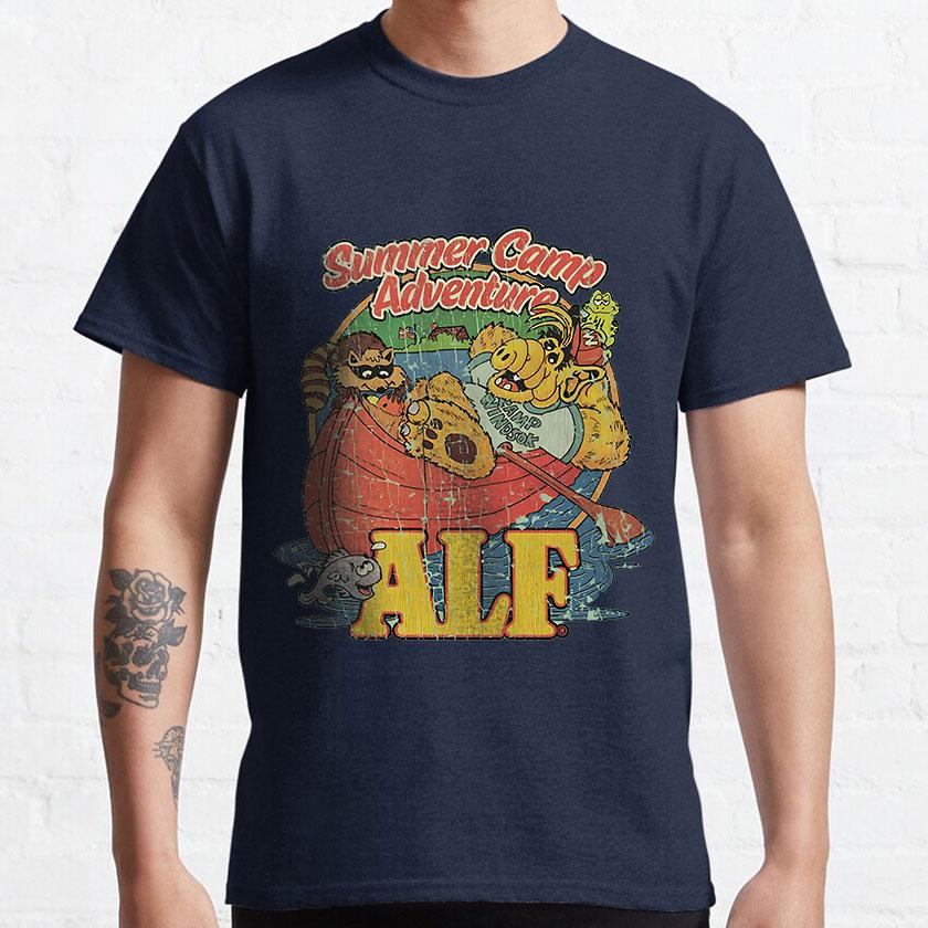 Movie Poster 80s Cartoon graphic t shirts 90s Retro Style ALF Character TV Show Unisex tshirt 100% cotton Adult all size S-6XL