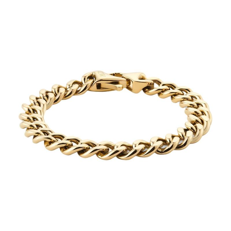 Daniel Wellington Lobster clasp bracelet, same style for men and women, gold DW00401665