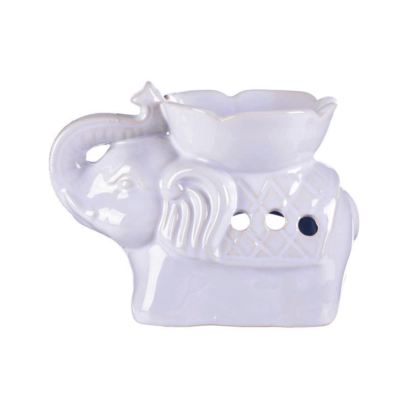 

Essential Oil Burner Handcraft Decorative Statue Home Decoration Tealight Stand For Gifts Living Room SPA Housewarming Tabletop белый
