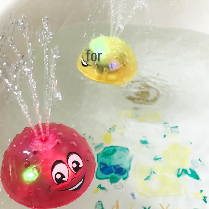 Electric Spraying Ball with Light & Music: Baby Bath Toy