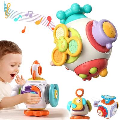 Infant Puzzle Early Education Toys Multifunctional Busy Ball for Montessori Baby Training Busy Hand Grasping Ball Baby Busy Ball