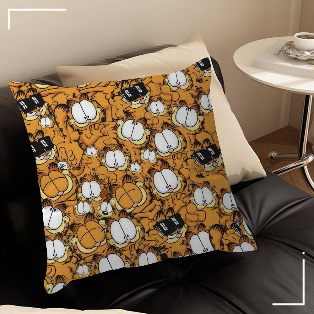Federa per cuscino personalizzata con simpatico gatto anime G-GarfieldS-s, decorazione per camera da letto, festa per bambini, regalo di compleanno.