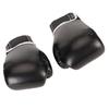 1 Paar Schwarze Erwachsenen Kampf Trainings Boxhandschuhe PU Unisex Sandsack Kampf Boxhandschuhe
