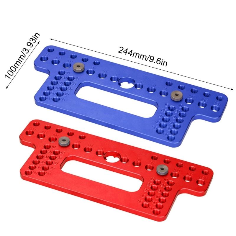 Adjustable Door Drawer Handle Knob Pull Drill Template Woodworking Tool for Carpenter Work Layout and Measuring Tools