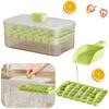 28 Grid Large Capacity Ice Cube Maker Mold With Shovel Food Grade Refrigerator Ice Tray Pressing Easy To Take Off Ice Cube Maker