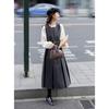 Mocana French Retro Polka Dot Vest Dress