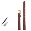 Women's Genuine Leather Watch Bracelet Mini Band 6mm-12mm Red Color Small Strap Fashion Watchband for 14mm Wristwatches