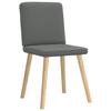 VidaXL Chaises à manger lot de 2 gris foncé tissu 4101198