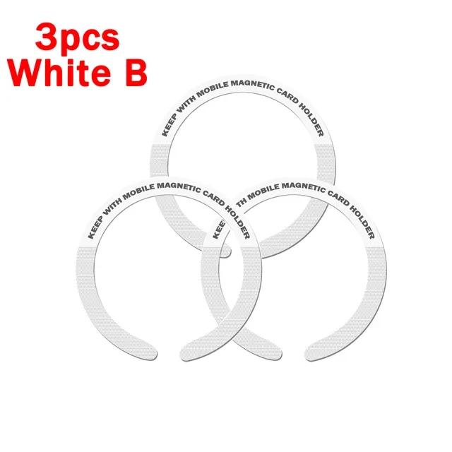 7/5/1pcs Universal Stainless Steel Magnetic Metal Plate Ring for Apple IPhone 15 14 Magsafe Wireless Charger Metal Iron Stickers