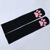 Cat Paw Thigh High Socks for Women 3D Toe Beans Cat Claw Pad Socks Elastic Knee-High Stockings with Silicone Grips Animal Cosplay Outfit