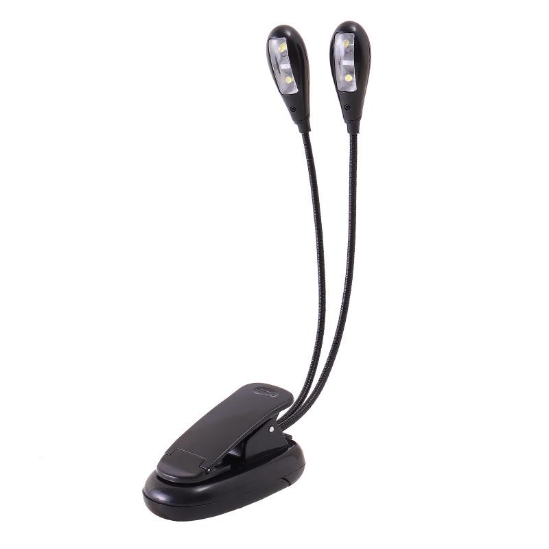 Compact Dual-Use Table & Sheet Music Lamp with Eye Protection for Dorms, Pianos, and Violin Stands