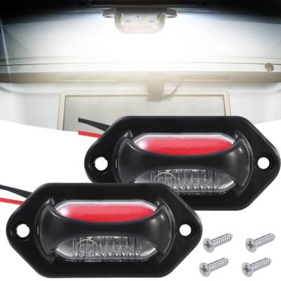 12-24V LED Auto LKW Kennzeichenleuchten Wasserdicht Weiß Rot Seitenmarkierungsleuchte für Auto Motorrad Van SUV Signalrückleuchte
