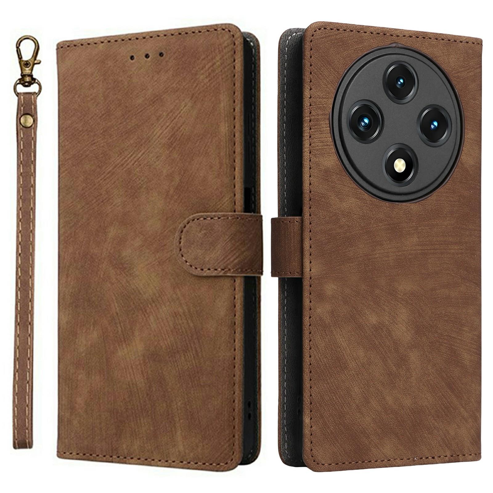 

Для Umidigi G100 Чехол-кошелек Блокировка RFID Обложка из ПУ кожи Подставка Вид Brown