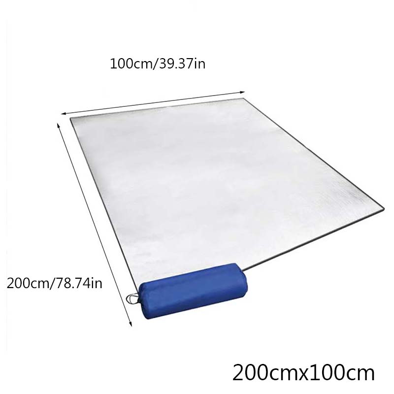 

New Thermal Camping Mat Ultralight Waterproof Insulation Foam Foil Mat Tent Footprint Reflecting Heat Sleeping Pad for Outdoor