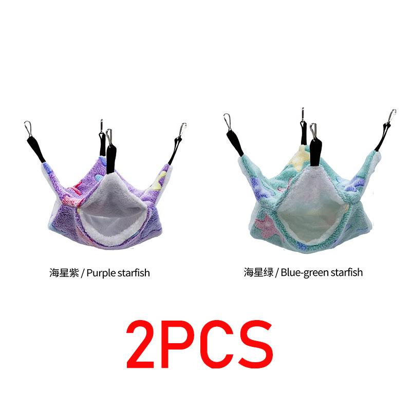 Hamster Hammock Rodent Hamster Bed Rats Accessories for Rat Hammock for Rats Hammock for Rodents Guinea Pig House CXW04