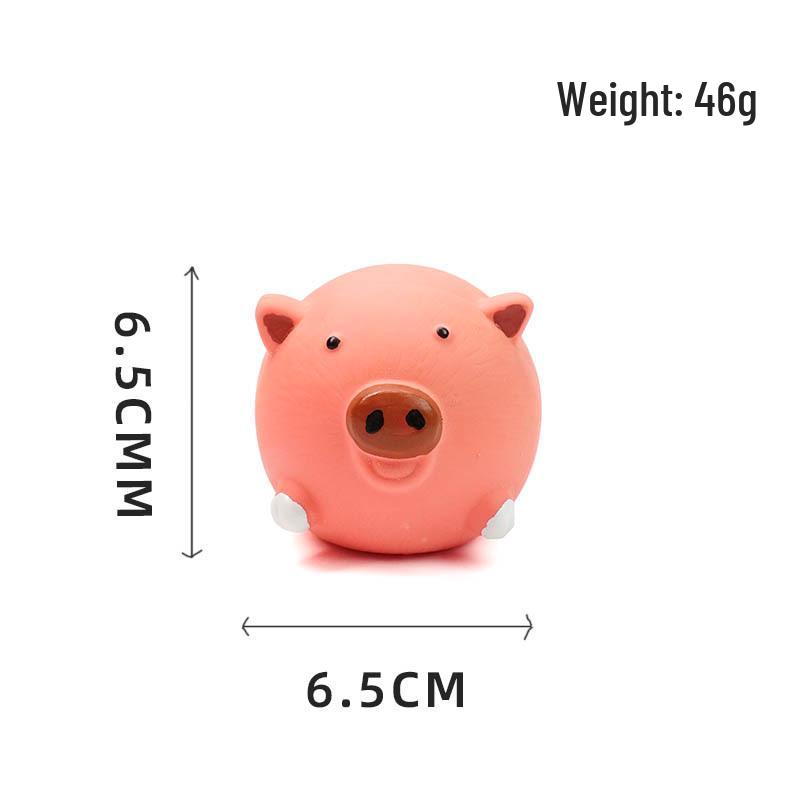 Durable Latex Squeaky Dog Toy for Teething, Stress Relief, and Interactive Training