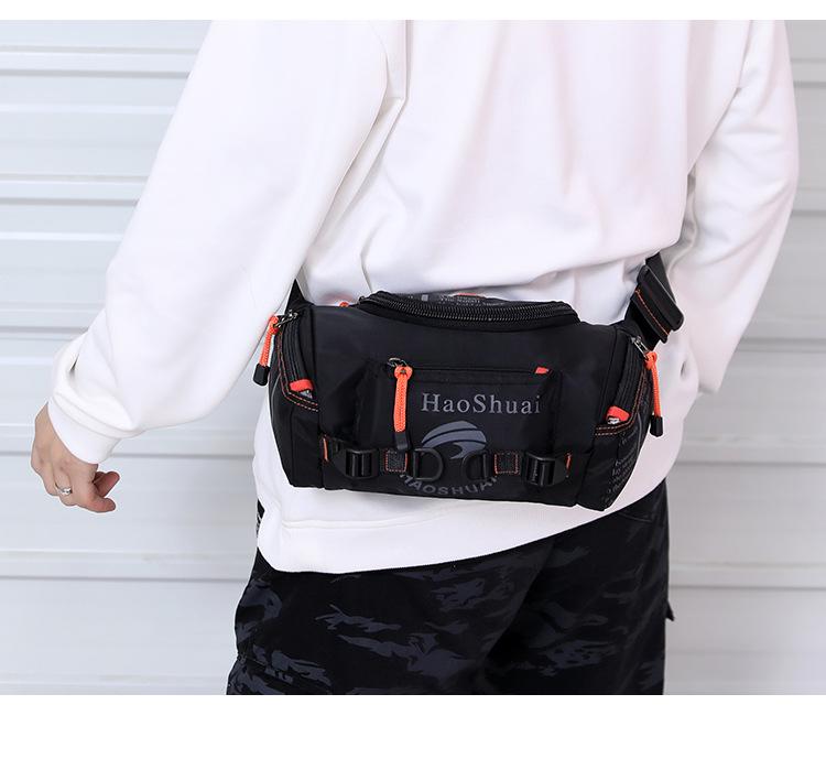 Cross-Border Multifunktions-Brusttasche für Herren: Große Kapazität, Schulter-Messenger und Sport-Rucksack mit doppeltem Verwendungszweck