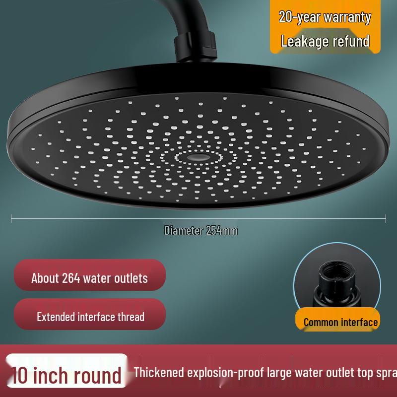 Pressurized Shower Head Booster Set for Hotel & Home Bathing