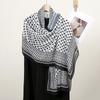 180*70cm Middle East Islam Arab Hijab Keffiyeh Muslim Shawl Printing Chiffon Palestine Hijab Head Neck Scarves Musulman Hijabs
