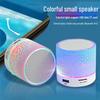 Mini Multi-Function Cracked Bluetooth Wireless Speaker with TF Card Support and Flowing Light
