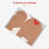 Romance Heart Shape Paper Gift Box for Valentine's Day Presents with Easy Heart Clasp Design Gift Wrap Box