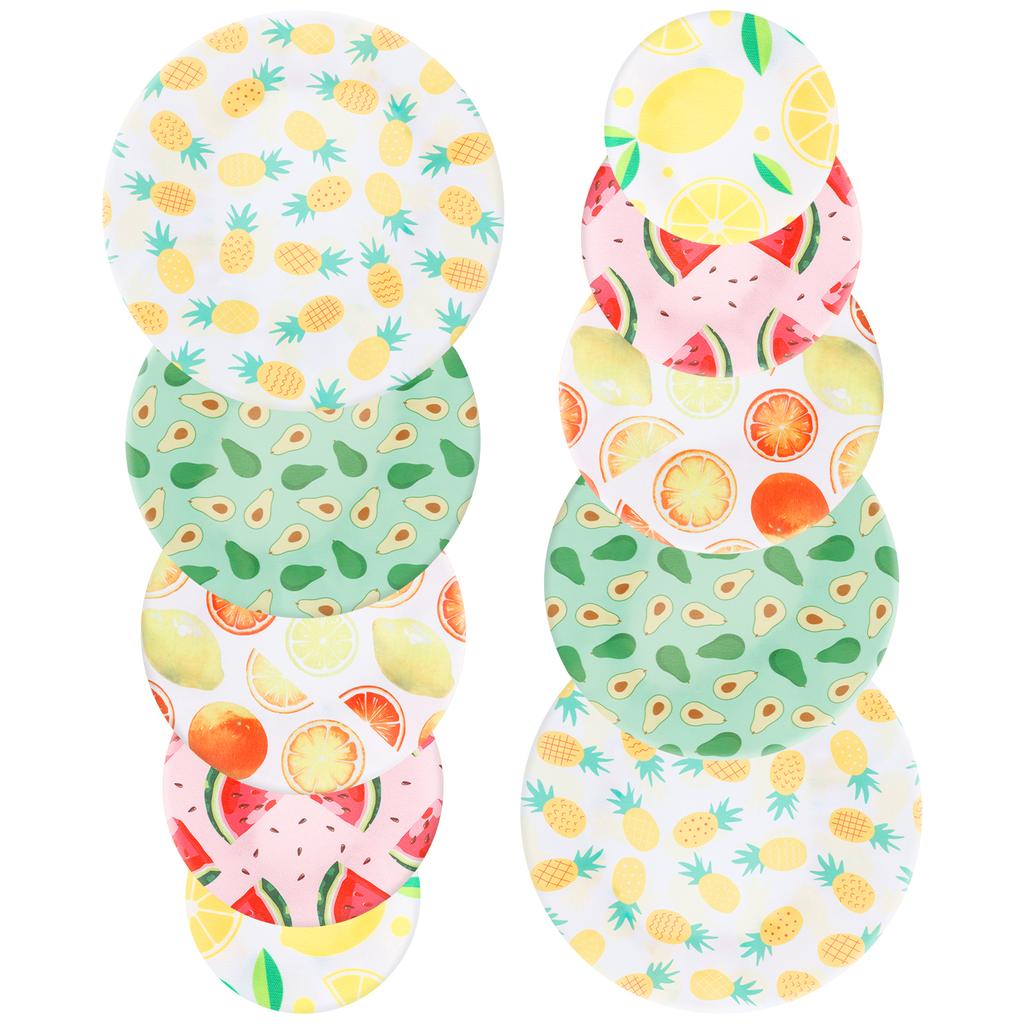 9/10Pcs Food Fresh Keeping Storage Wrap Beeswax Reusable Kitchen Bread Sandwich Wraps Fruit Vegetable Cheese Food Wrapping