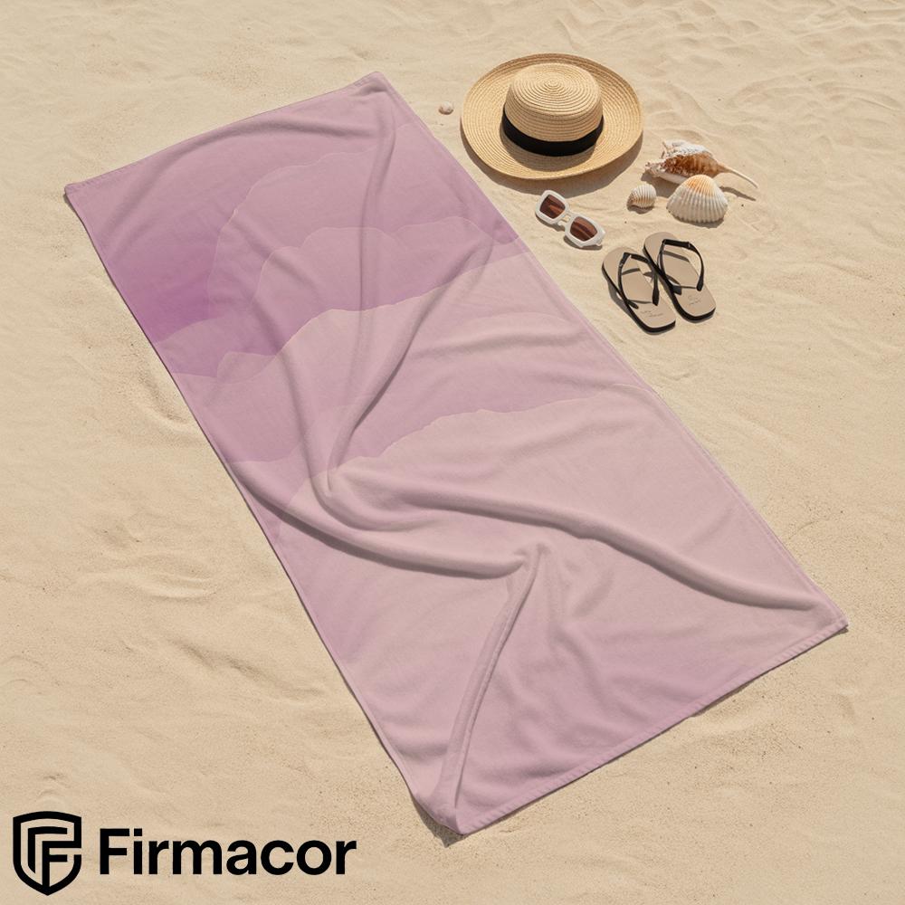 Pink Mountain Microfiber Beach Towel Quick Dry Sand Free Oversized Soft Absorbent Bath Towel for Swimming Pool Travel Gym