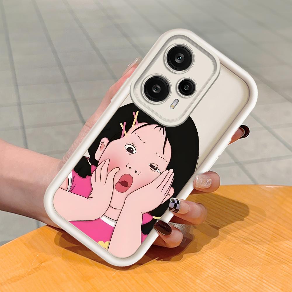 

Мягкий силиконовый квадратный чехол с рисунком лестницы для телефона, полное покрытие, противоударный защитный резиновый чехол для камеры для Xiaomi Redmi Redmi Note 13 Pro 4G белый