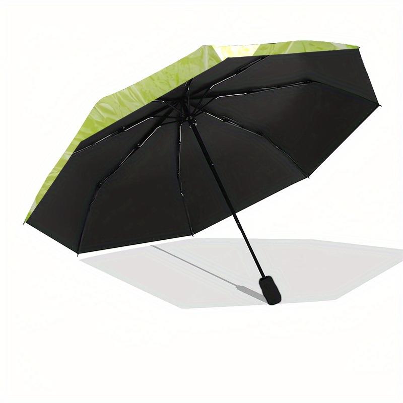 1pc Fresh Lime Slice Umbrella with Plastic Handle,Suitable for All Seasons Home Travel Outdoor UmbrellaM944