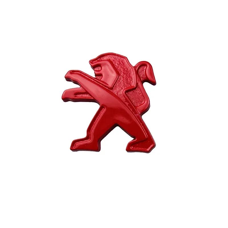 Car Sticker 2025 Hot For Peugeot 308 307 408 208 508 3008 2008 5008 2.9x3.1cm Metal Alloy Sticker Car Steering Wheel Center Badg