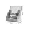 Multipurpose Acrylic Magazine Holder Multilayer Clear File Storage Box Stable Brochure Holder