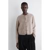 Japan Pure Brushed Cashmere Cardigan Beige
