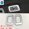 ABS Car Front + Rear Seat Roof Reading Lights Lamps Cover Trim For VOLVO XC40 2018 - 2025 Matte / Carbon Fiber Look Accessories