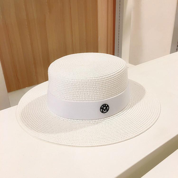 

Summer Sun Hat For Women With Wide Brim Breathable Paper Straw For Beach Outdoor Sunscreen Style1,54-58cm