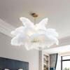 10 Stück 20-25cm Elegante Straußenfedern Große Flauschige Federn für Hochzeitsfeier Hauszimmer DIY Dekorationen