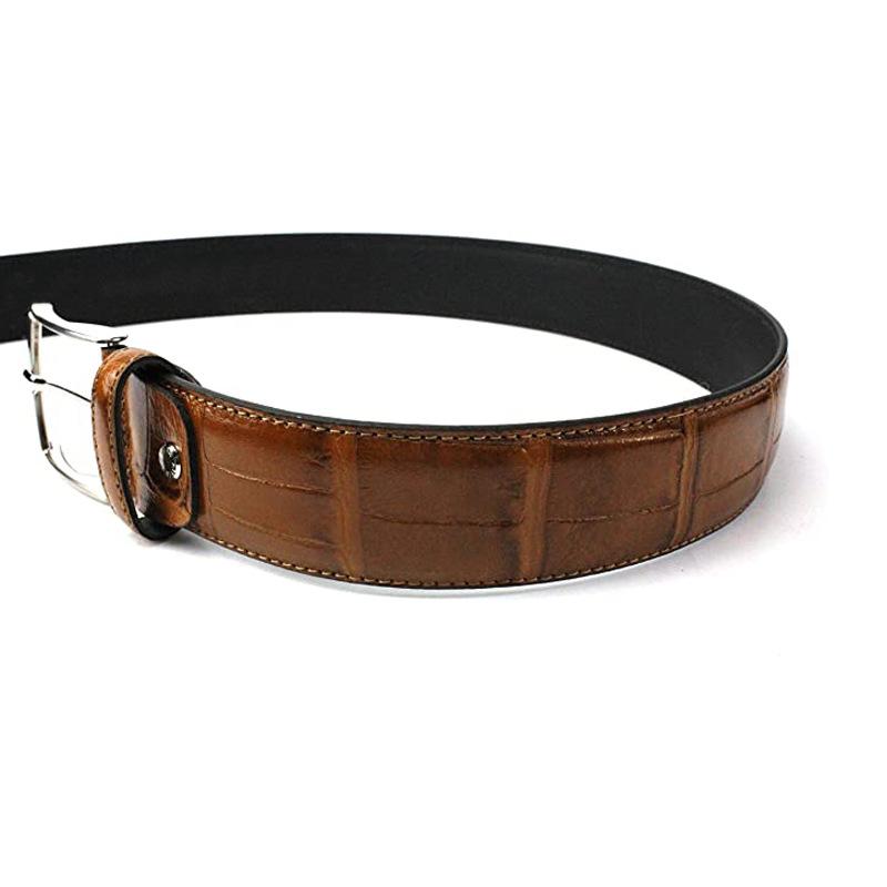 Find A Belt Men'S Casual Leather Embossed Crocodile Denim Pin Buckle Belt Men'S Belt