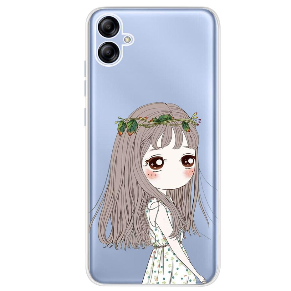 For Samsung Galaxy A04e A04 A04S 2022 Cute Printing Phone Case For SamsungA04 A 04 04e SM-A042F A045F Soft Silicone TPU Cases