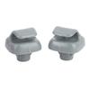 2pcs Sun Visor Retainer Clips 88217S01A01ZA Interior Sun Visor Hook Replacement for Element 2003 2005 Gray