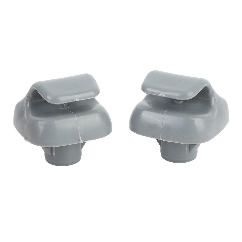 2pcs Sun Visor Retainer Clips 88217S01A01ZA Interior Sun Visor Hook Replacement for Element 2003 2005 Gray