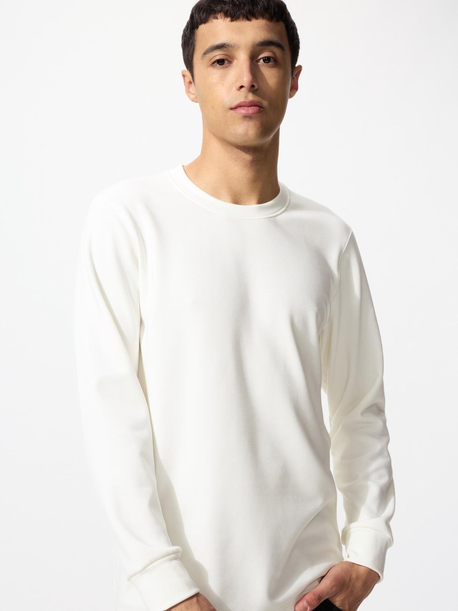 

Uniqlo HeaTTech Ultra Warm Crewneck T с длинным рукавом 01 OFF WHITE/MEN XS