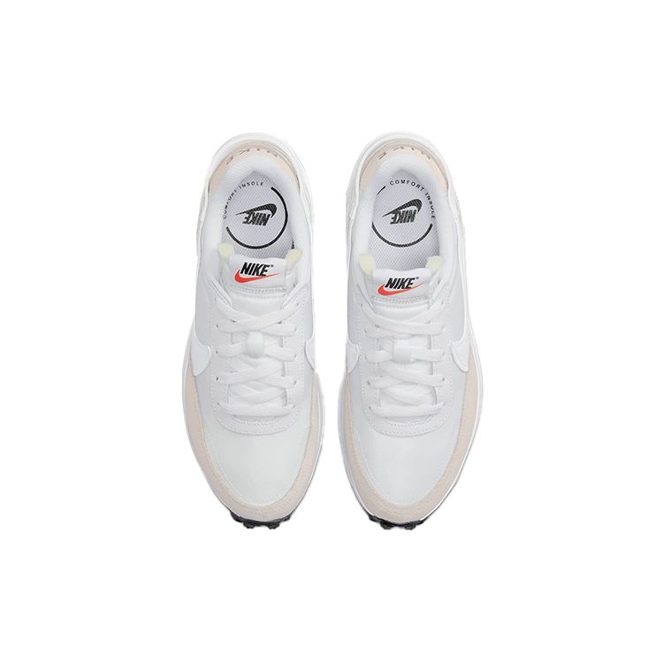 Nike Waffle Debut Bílošedé Dámské Tenisky Černá Oranžová DH9523-100